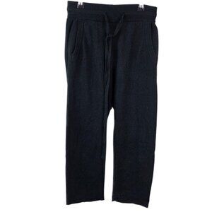 Naif Montreal Cashmere and Wool Harem Pants, Black, Pull On, Crop, Size S